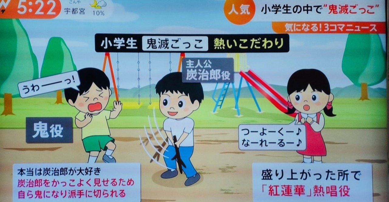 小学生がハマる鬼滅ごっこ お母さんも夢中 ヌタ野うなぎ Note