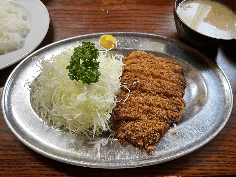 並かつ2つ 定食で 丸八とんかつ店 大井町 鮎沢かんこ Note 並かつ2つ 定食で 丸八とんかつ店 大井町 鮎沢かんこ Note