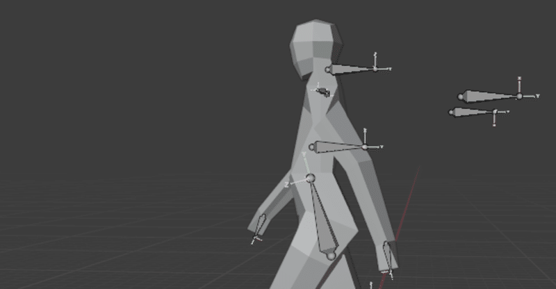 Blender初心者 歩くアニメ研究 歩くと少しだけ全体が下がるよ 白川屋 Note