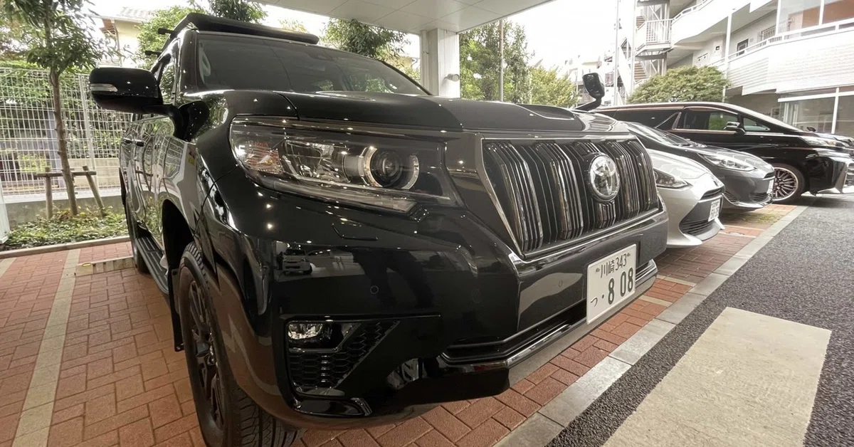 PRADO 150後期 はじく ルーフキャリア THULE ウイングバーエッジ