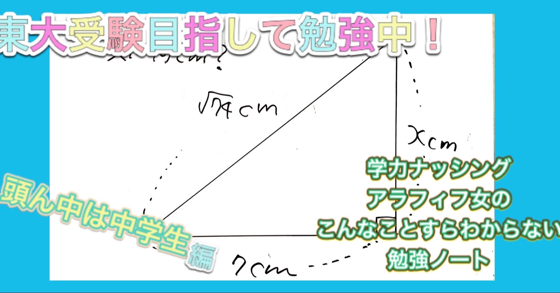 ピタゴラスさんサンキューフォーエバー 神田小梅 Note