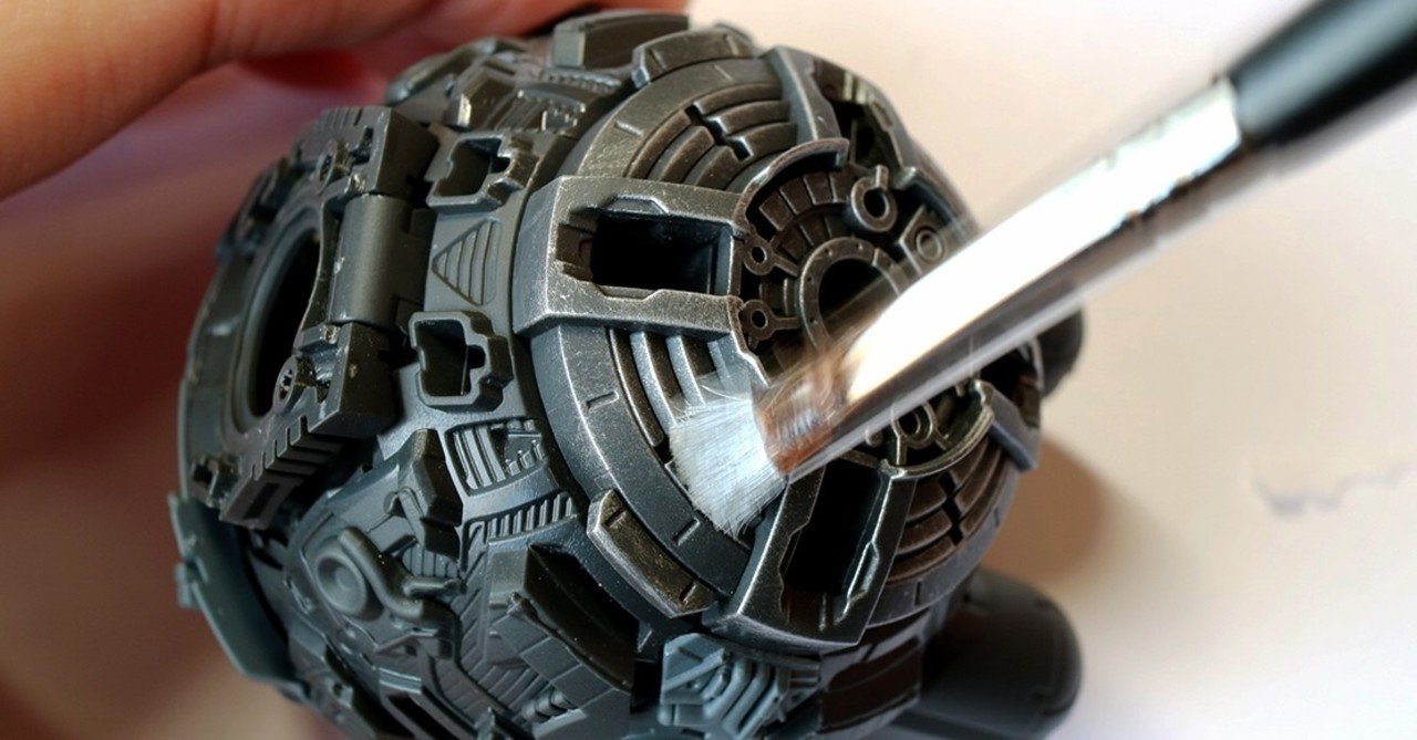 ガンプラ エナメル塗料 シルバー を使ったドライブラシで 金属感 を爆上げ ジンのガンプラ研究室 Note ガンプラ エナメル塗料 シルバー を使ったドライブラシで 金属感 を爆上げ ジンのガンプラ研究室 Note