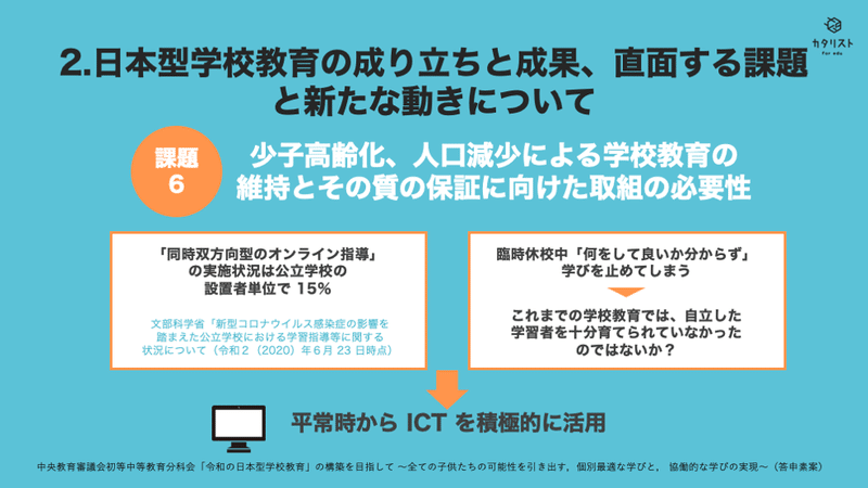 図解 パブコメ出そう 令和の日本型学校教育 の構築を目指して 答申素案 たかのまさこ 教育メディア編集長 Note