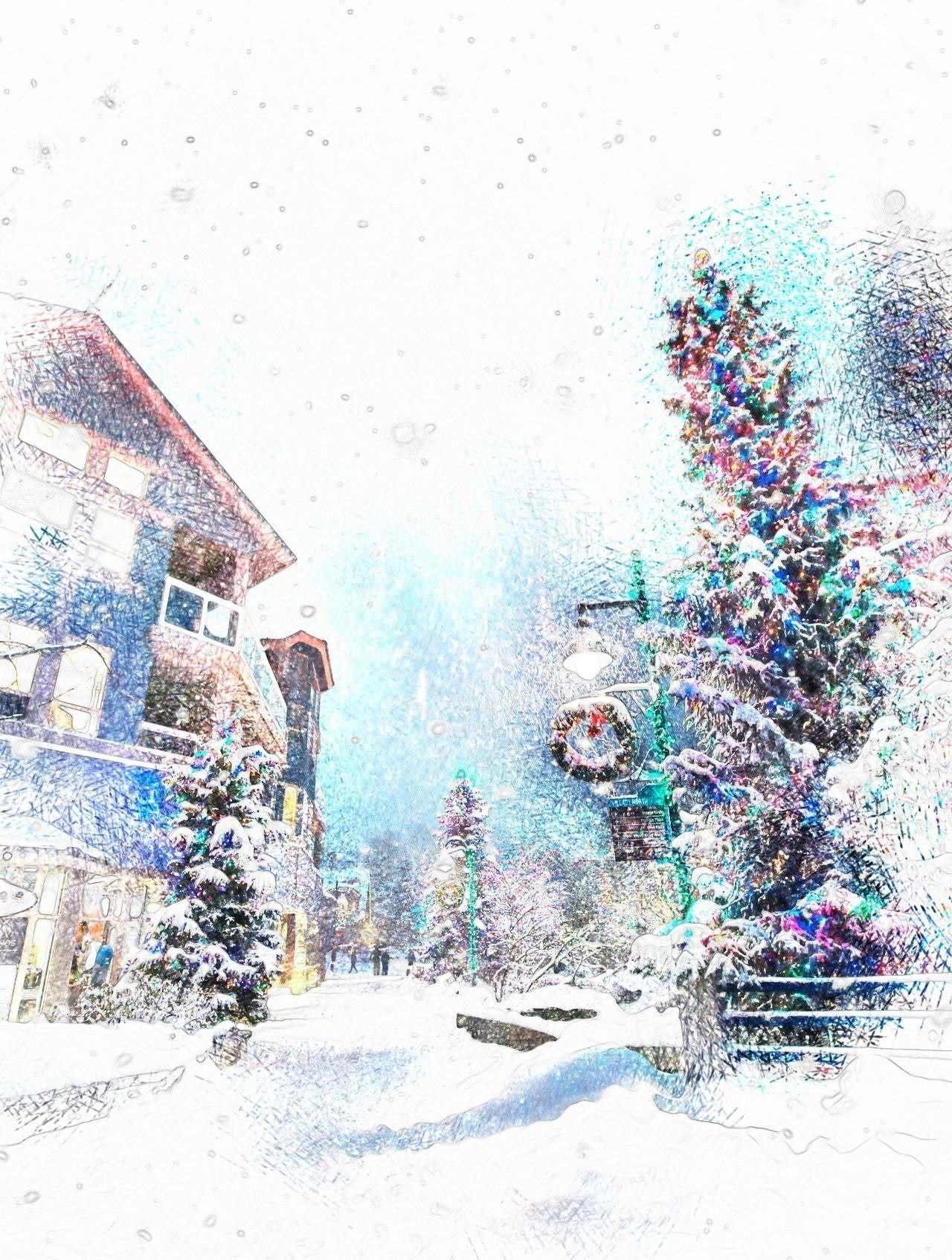 雪明かりに街灯と人影 ショートストーリー 仲 高宏 Note 雪明かりに街灯と人影 ショートストーリー 仲 高宏 Note