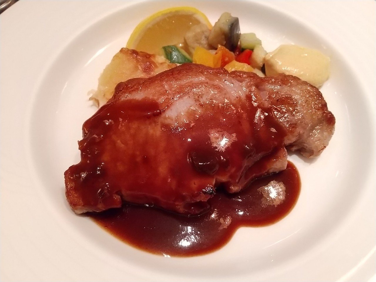 洋食屋 グリル満天星さすが美味い ポークソテー 三木一秀 Miki Kazuhide Note