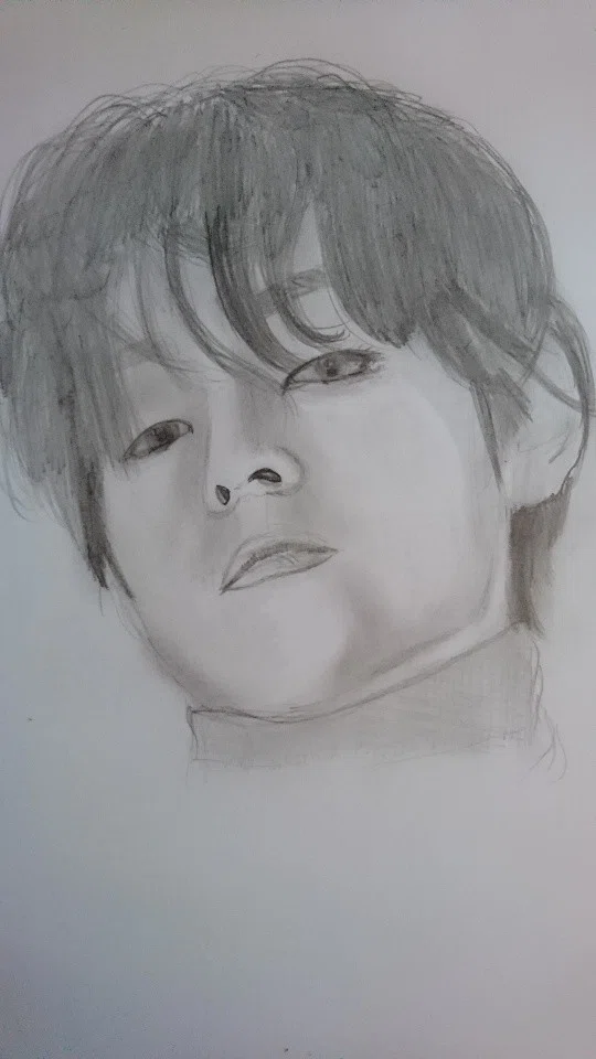 鉛筆画の描き方2 Btsテテ編 Akkiy Note