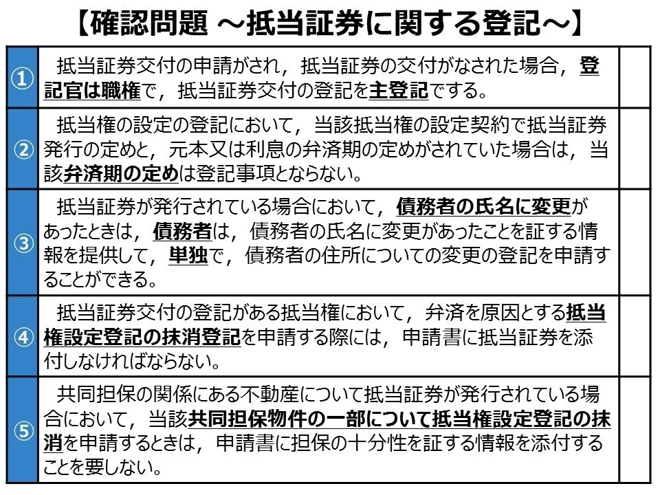 特別講義編「抵当証券に関する登記」｜伊藤塾 司法書士試験科