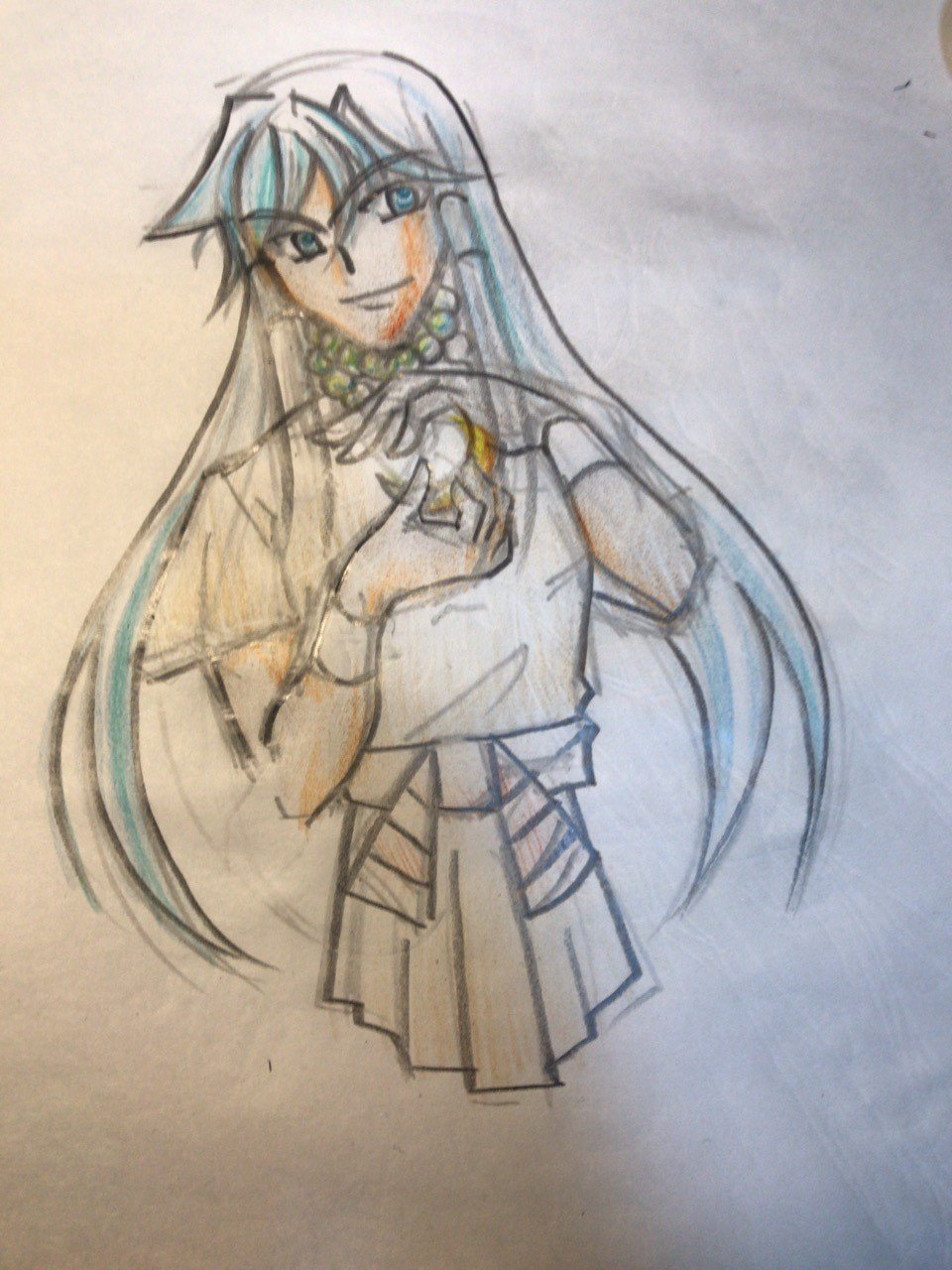 古事記キャラデザ企画 Ver 2 色鉛筆画 浜田さな Note