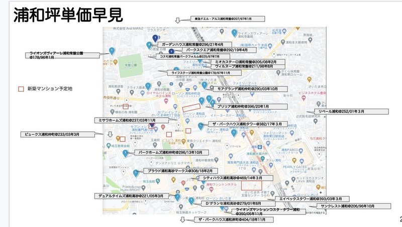 浦和坪単価MAP
