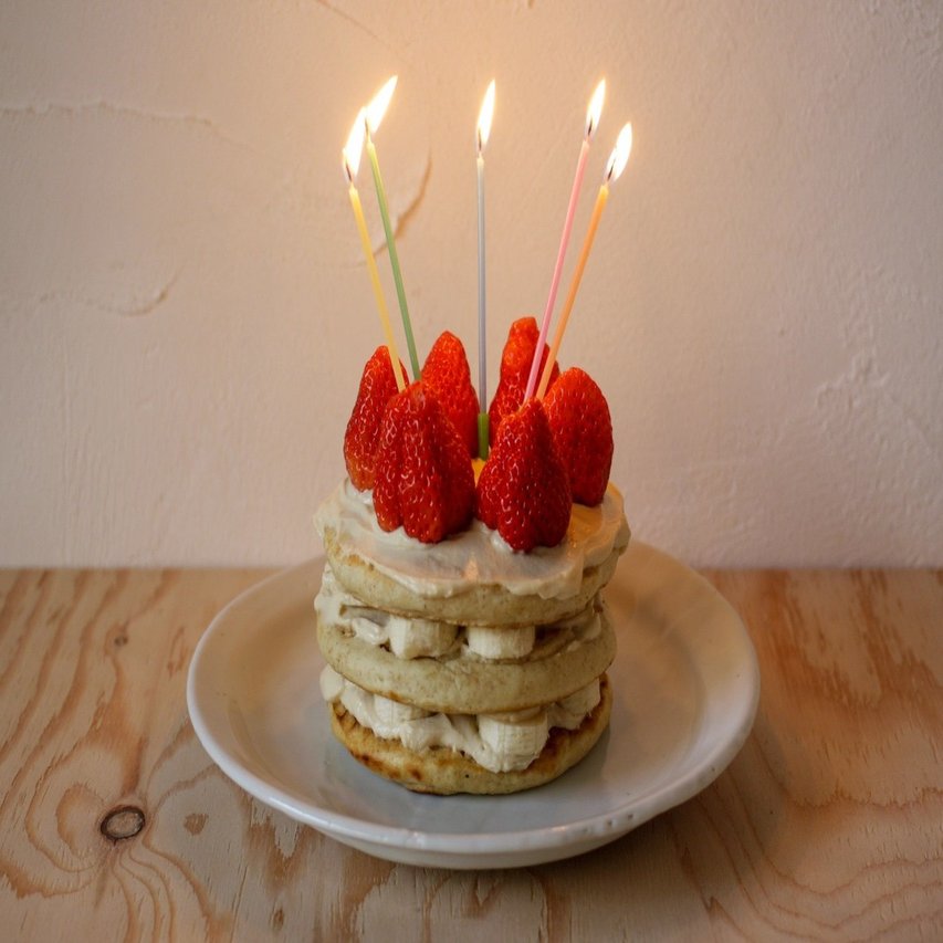 パンケーキミックスで作ってみよう 1 豆腐クリームのデコレーションケーキ Marilou Note
