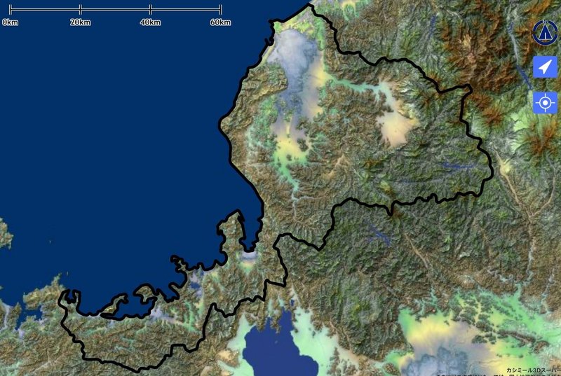 地形_県境