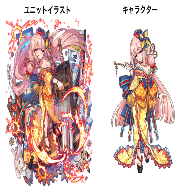 メルストのユニットイラストの制作工程 Happy Elements株式会社 カカリアスタジオ Note