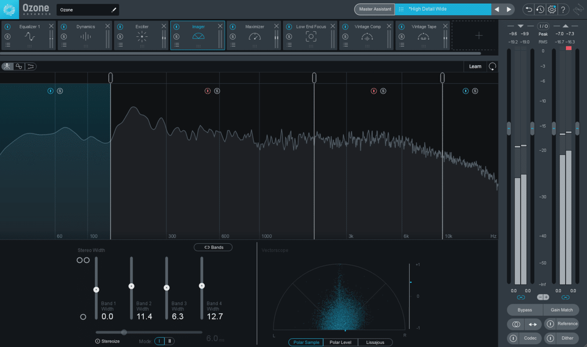 Ozone 9 Standard マスタリングプラグイン Ozone 9 Standard マスタリングプラグイン iZotope Ozone 9 | 最