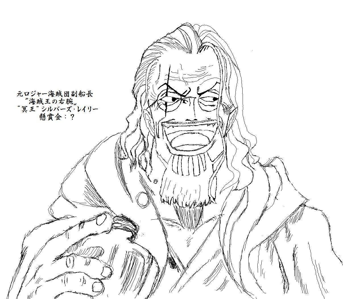 ワンピースのレイリーを描いてみた Momoly Note