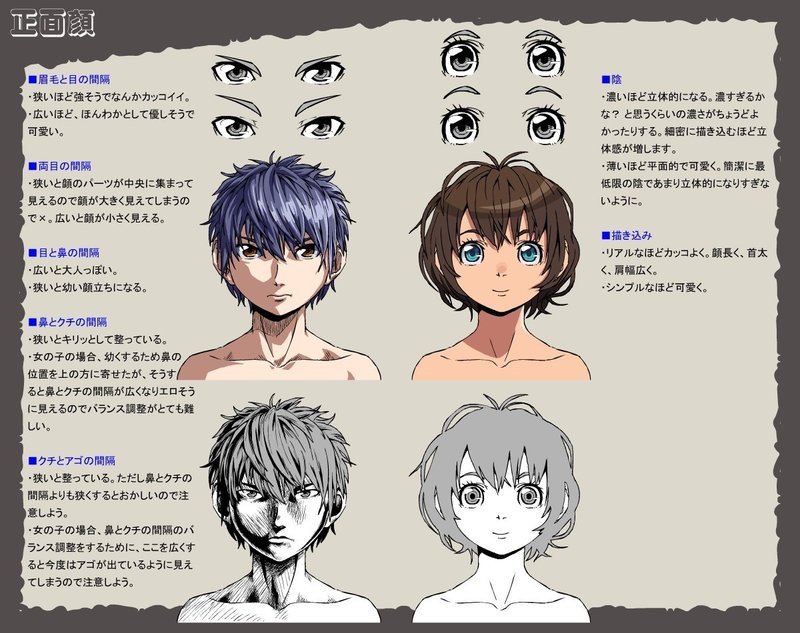 かっこいい顔 かわいい顔 若い顔 ハエポ ハイジ Note