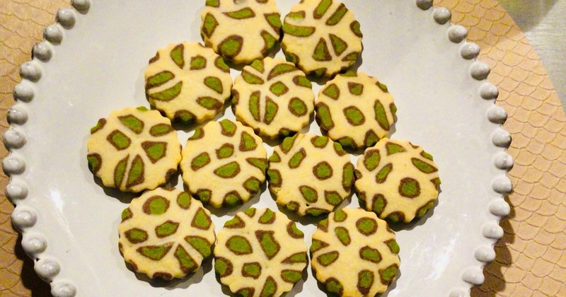 マイ イノベーションの産物 レオパード柄の抹茶ココアクッキー ユイじょり Note