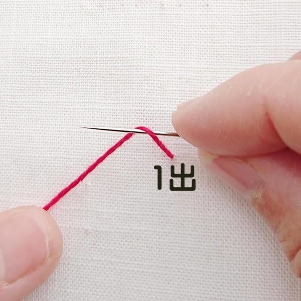 フレンチノットステッチの刺し方 あさだじゅんこ ハコベノハコ Note