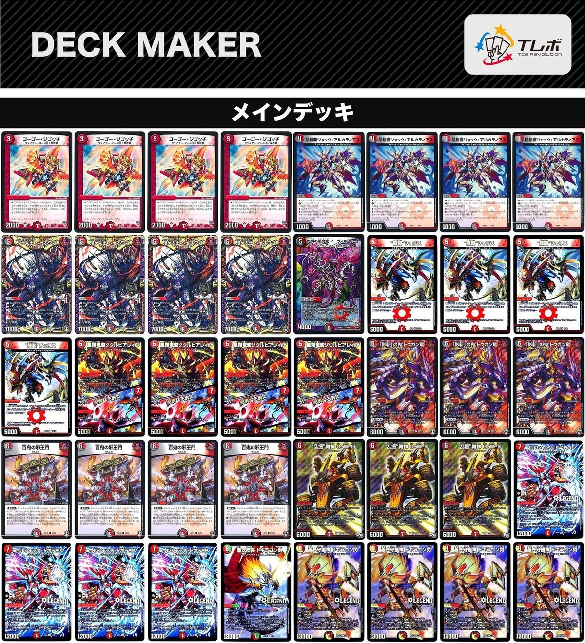 デッキ完成から3時間でADマスター帯に到達した赤黒