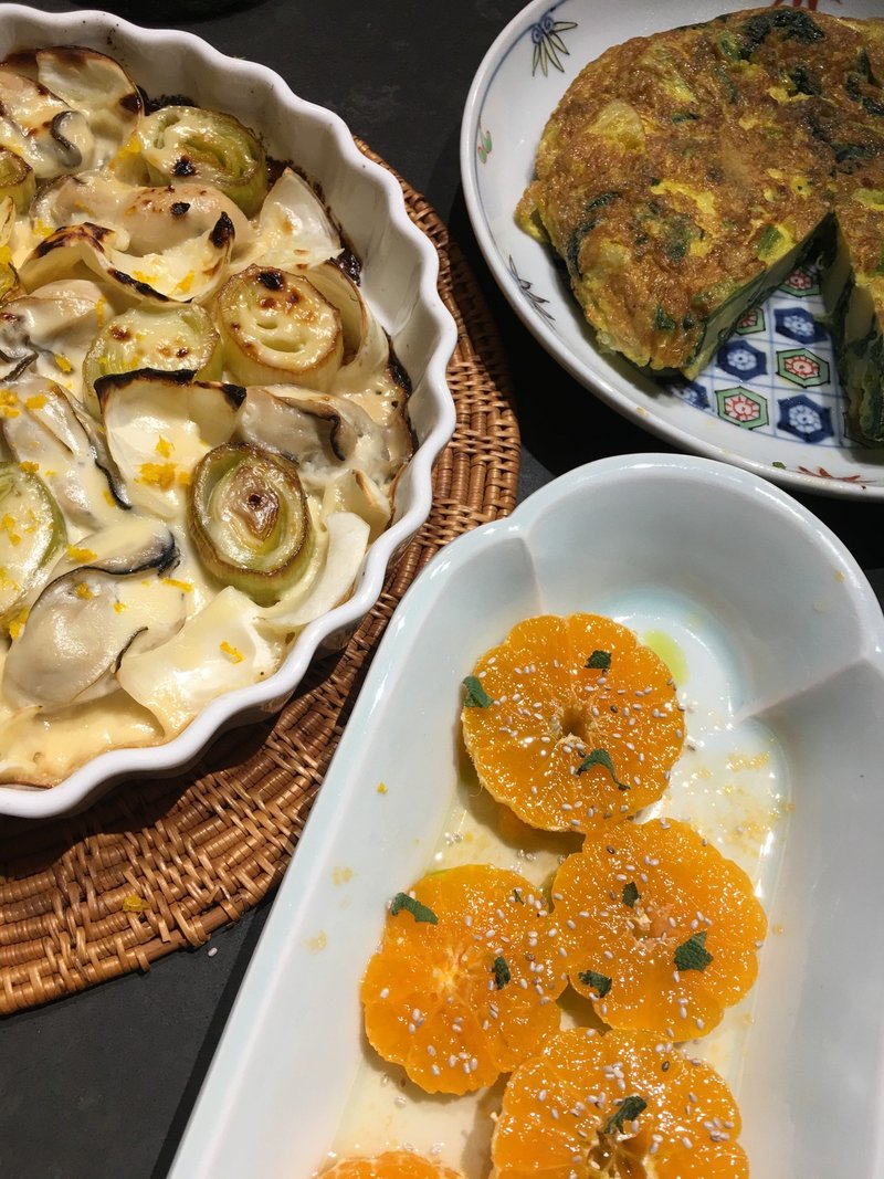 リーキと牡蠣と百合根のグラタン リーキの行方９ いこまゆきこ 料理家 食まわりのあれこれ Note
