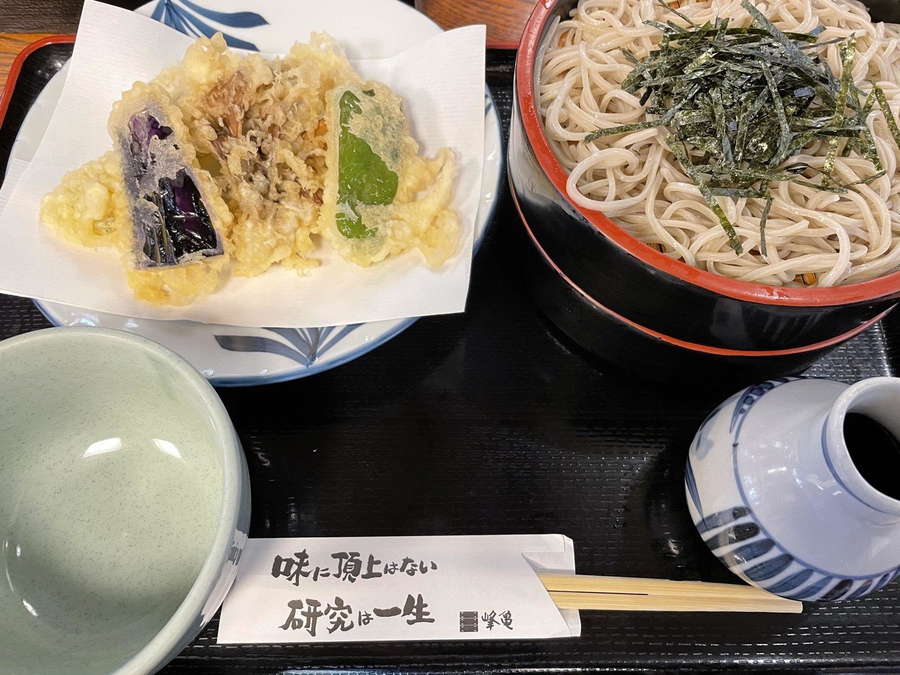 福島市・曽根田にある『峰亀』の天ざるそば｜ギフテッドな精神保健福祉