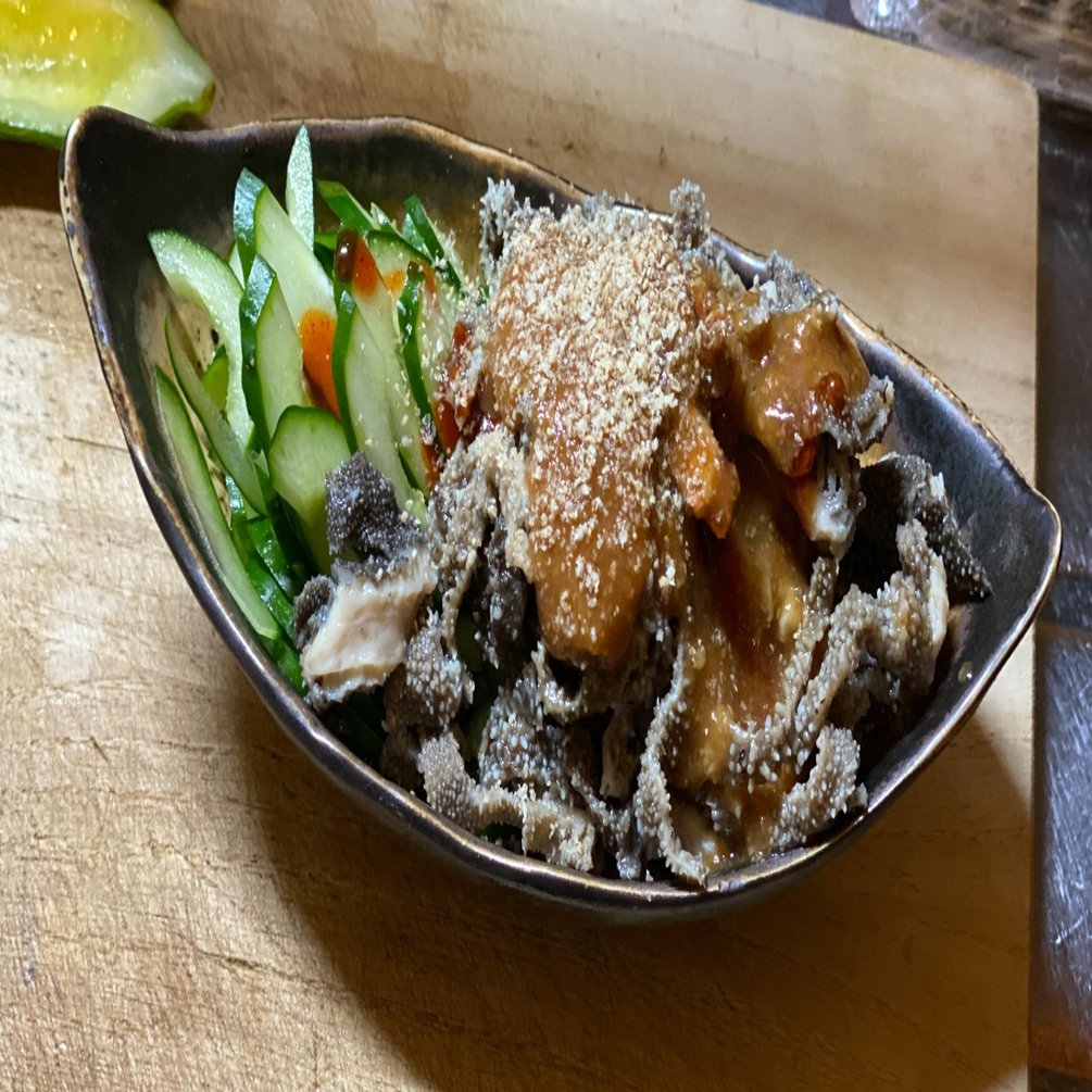 今日のごはん センマイ刺し みくのしん Note