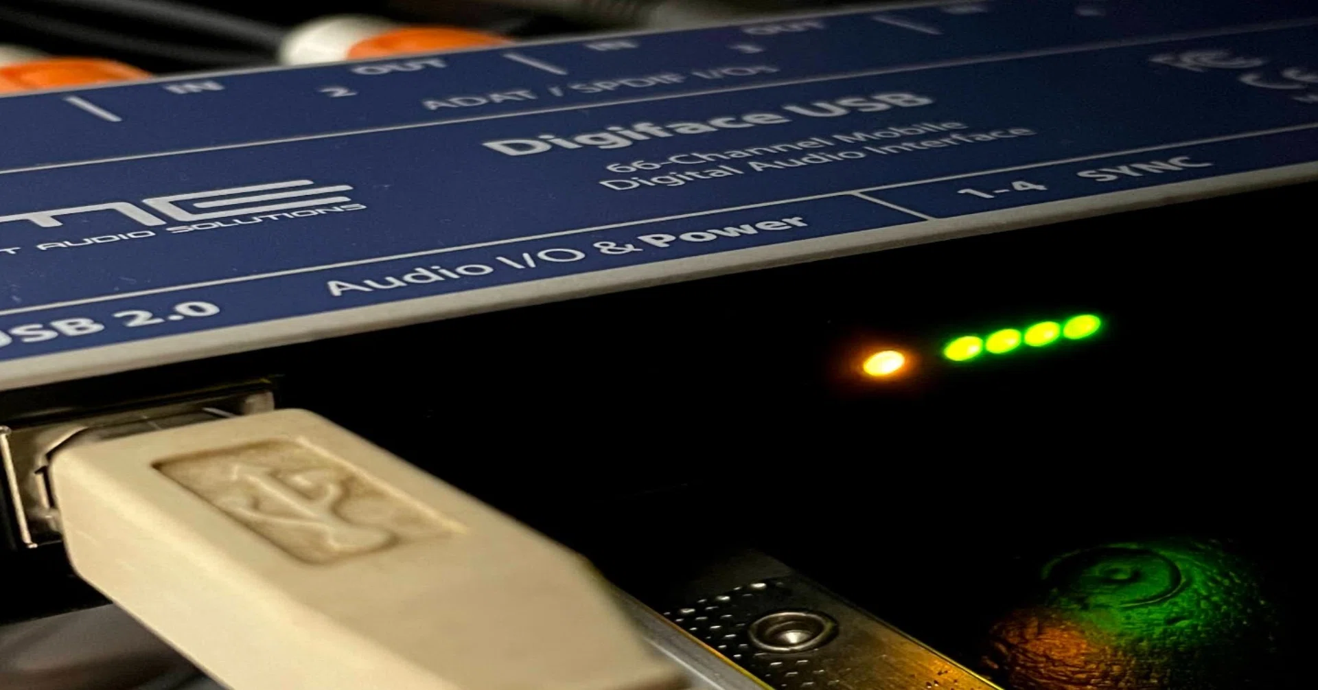 RME Digiface USBとTASCAM US-20x20による24chライブレコーディングと
