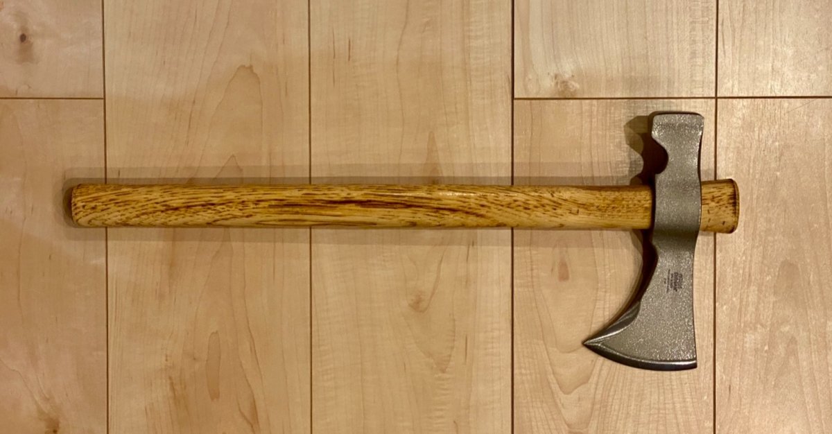 【無骨な手斧(ナチュラルウッド)】 武器にもなっちゃう！？無骨スタイルな手斧「Woods Chogan T