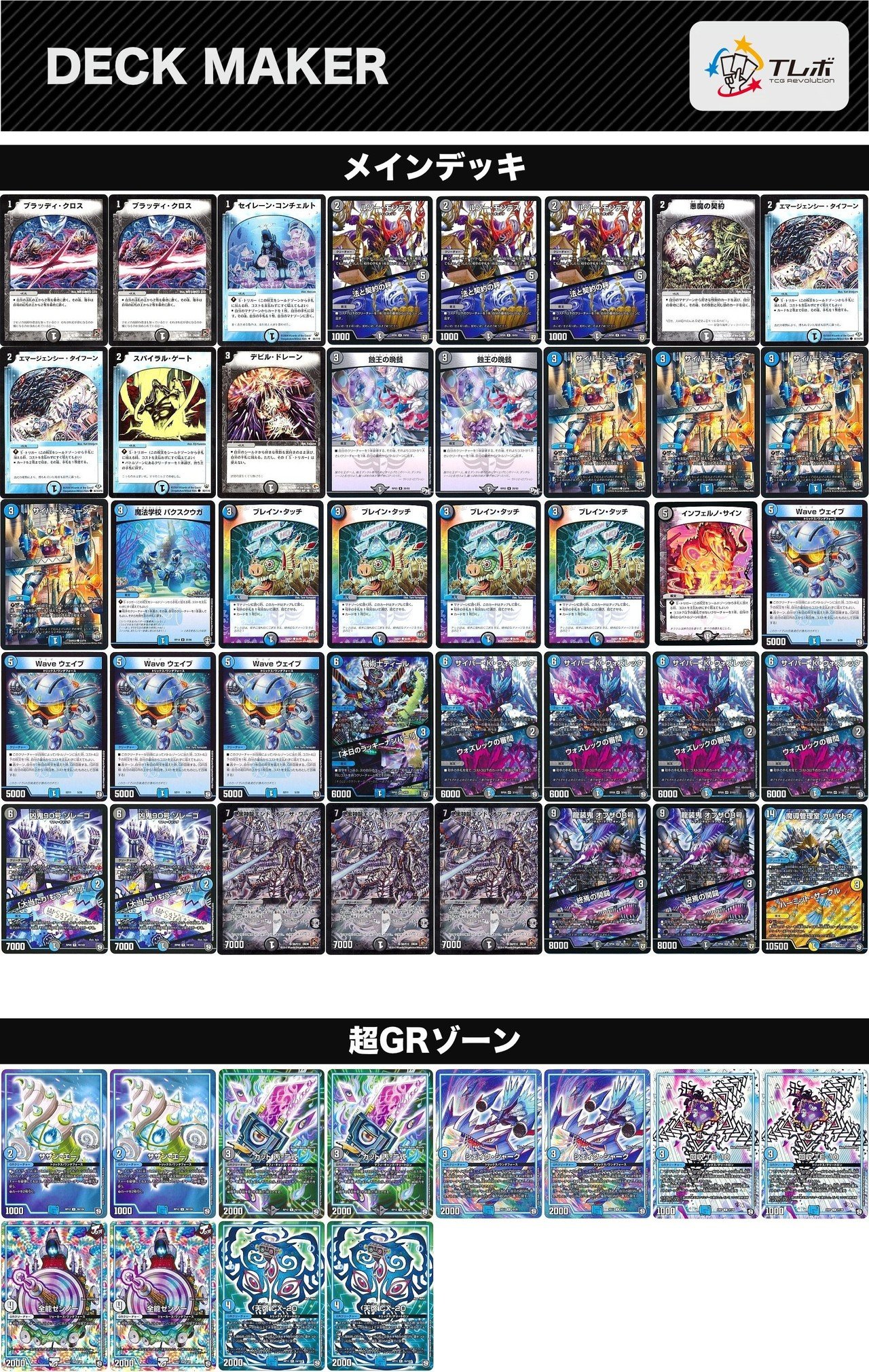 カリヤドネリペアの考案｜ぶちょう@デュエマ