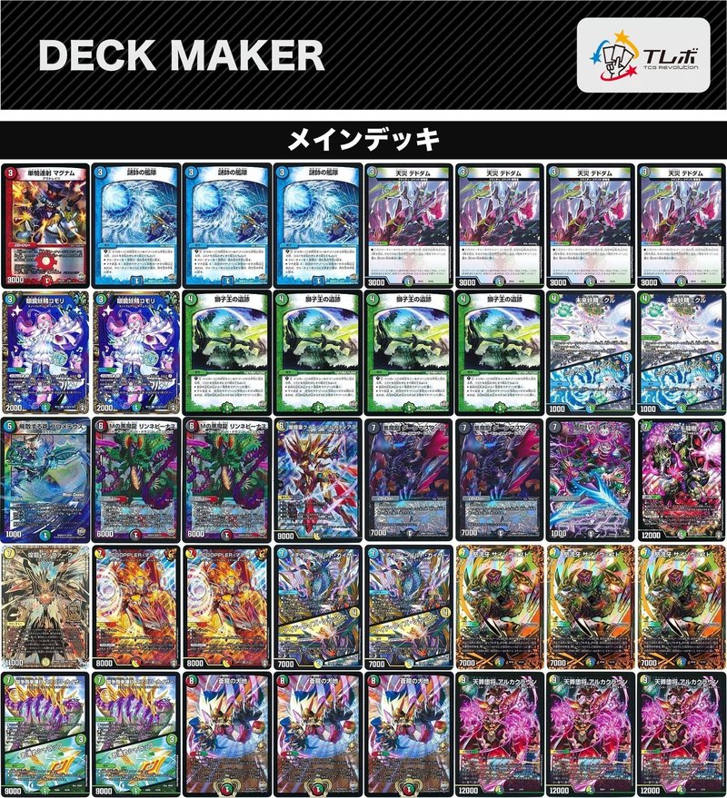 所持デッキ備忘録 5cアルカクラウン 舞衣 Note