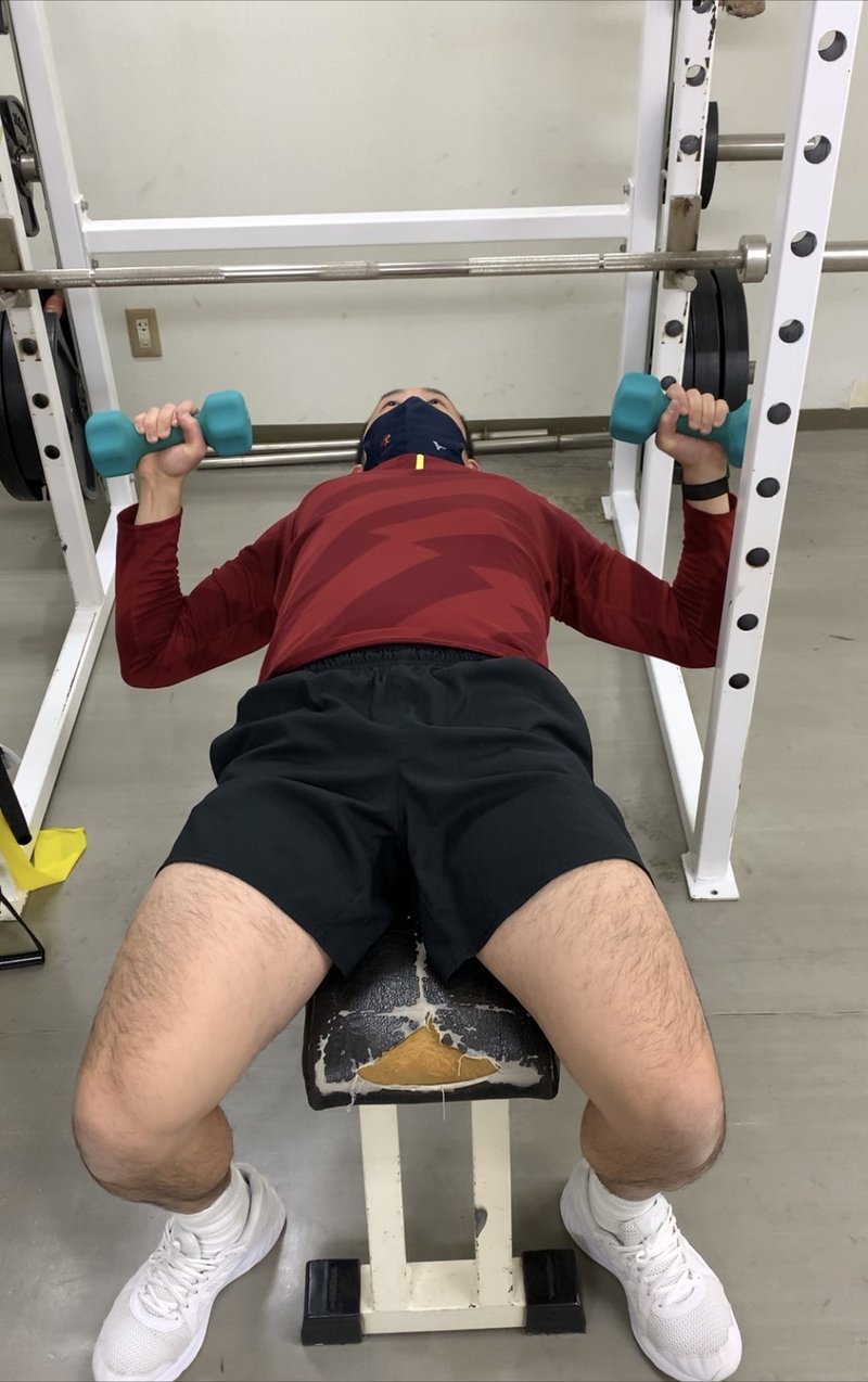 ダンベルフライで胸に効かせる 苅田龍三 Athletic Trainer Acupuncturist Training Note