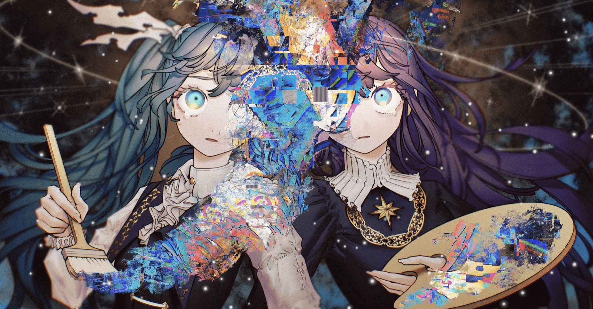 vivid feat. 巡音ルカ×初音ミク - ゆよゆっぺ×鬱P [ENG translated