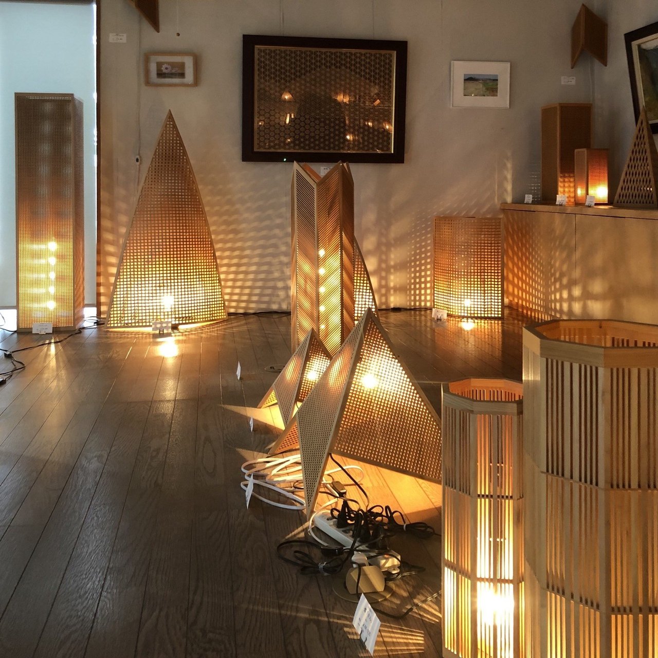 林木工芸アイ木のあかり間接照明青森ヒバライトフロアーライト 【公式