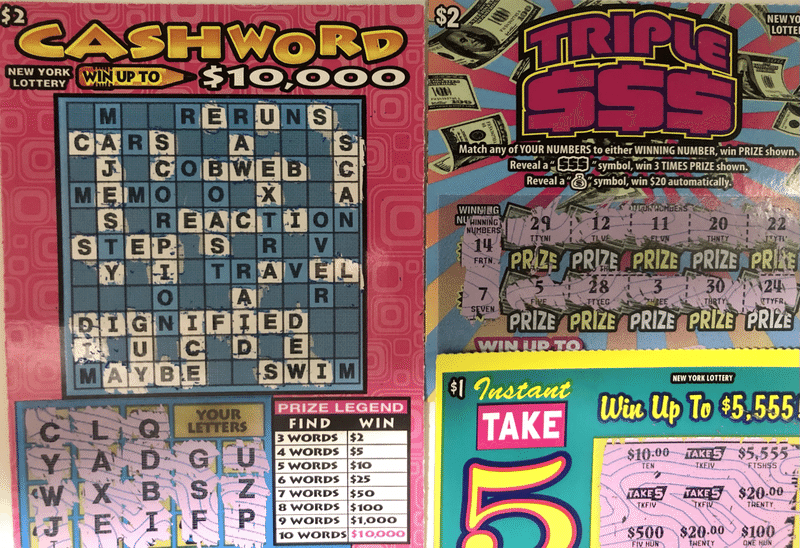 ニューヨークのスクラッチくじ 毛糸 Note