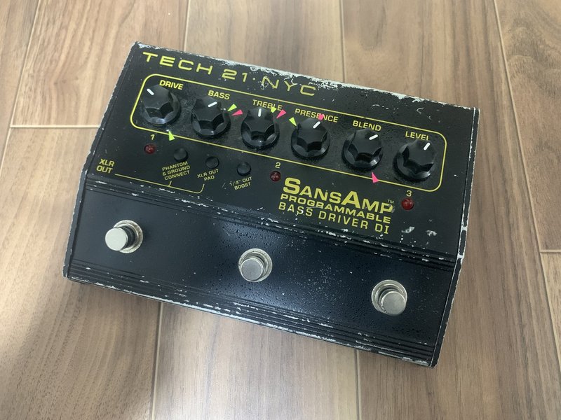 Tech21 SANSAMP PROGRAMMABLE BASS DRIVER DI（比較レビュー）｜5884 