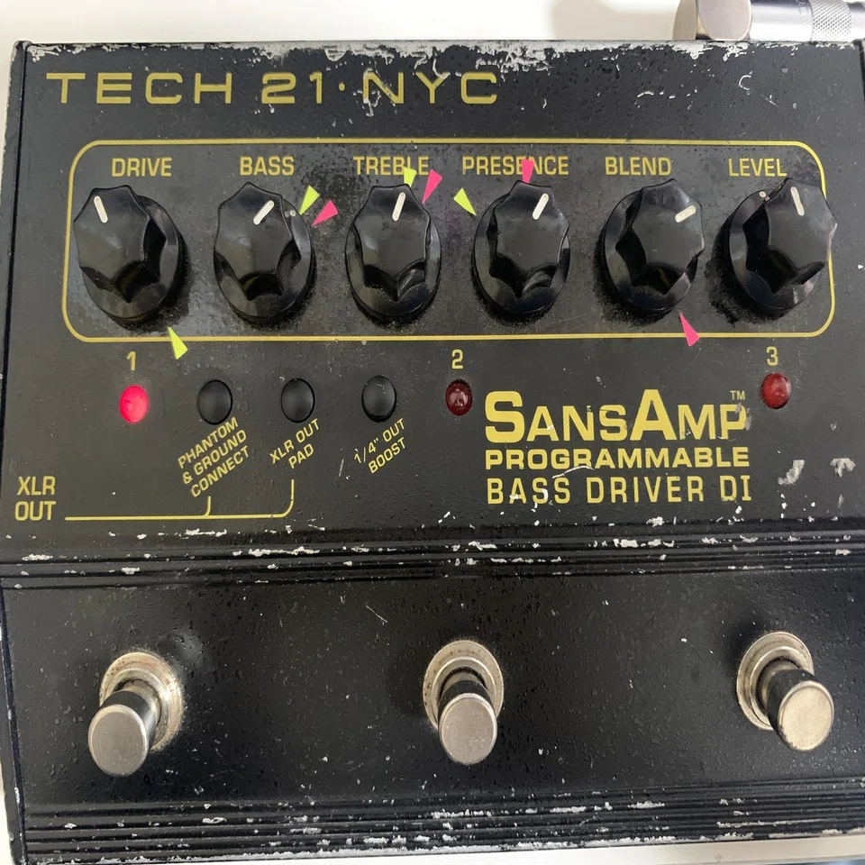 Tech21 SANSAMP PROGRAMMABLE BASS DRIVER DI（比較レビュー）｜5884 