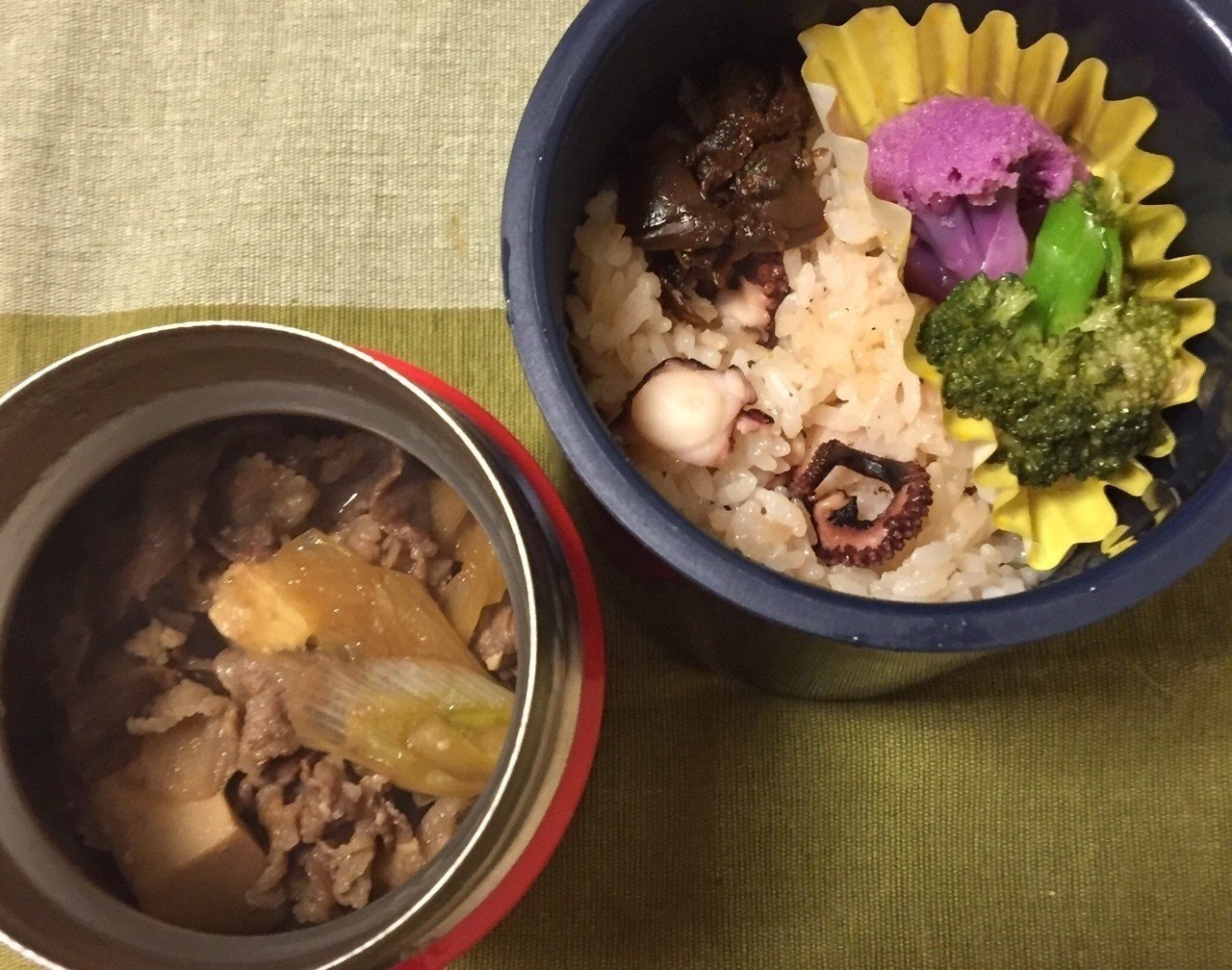 タコ飯 と肉豆腐の弁当 Kiy3 Note タコ飯 と肉豆腐の弁当 Kiy3 Note
