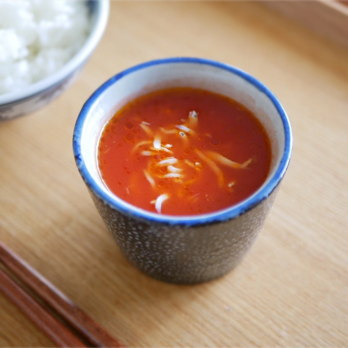 王様のブランチで紹介 トマトジュースのしらスープで リゾット風のスープかけごはん 有賀 薫 Note