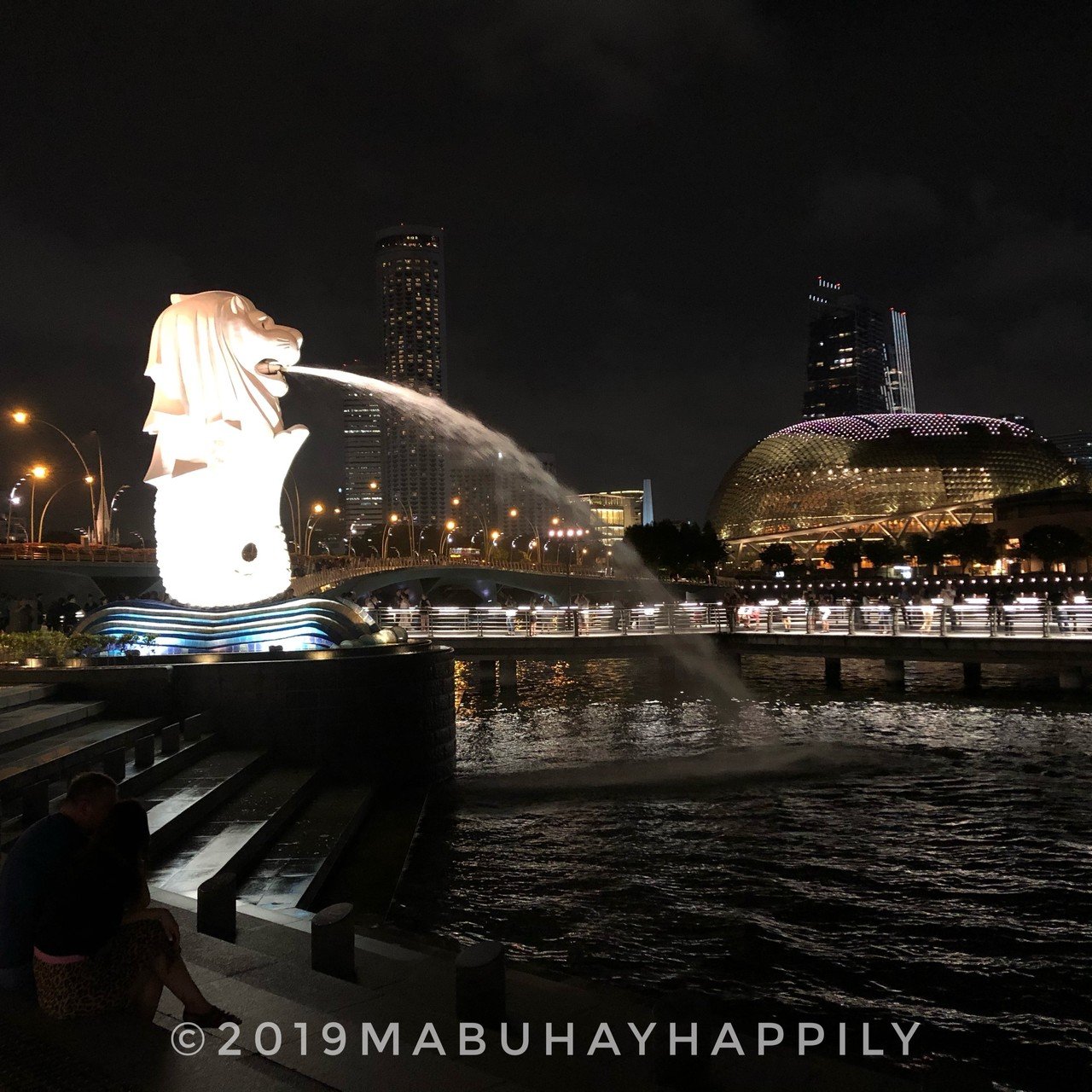 シンガポールのベイエリア散策／夕暮れ時のマーライオンを訪ねふと感じ