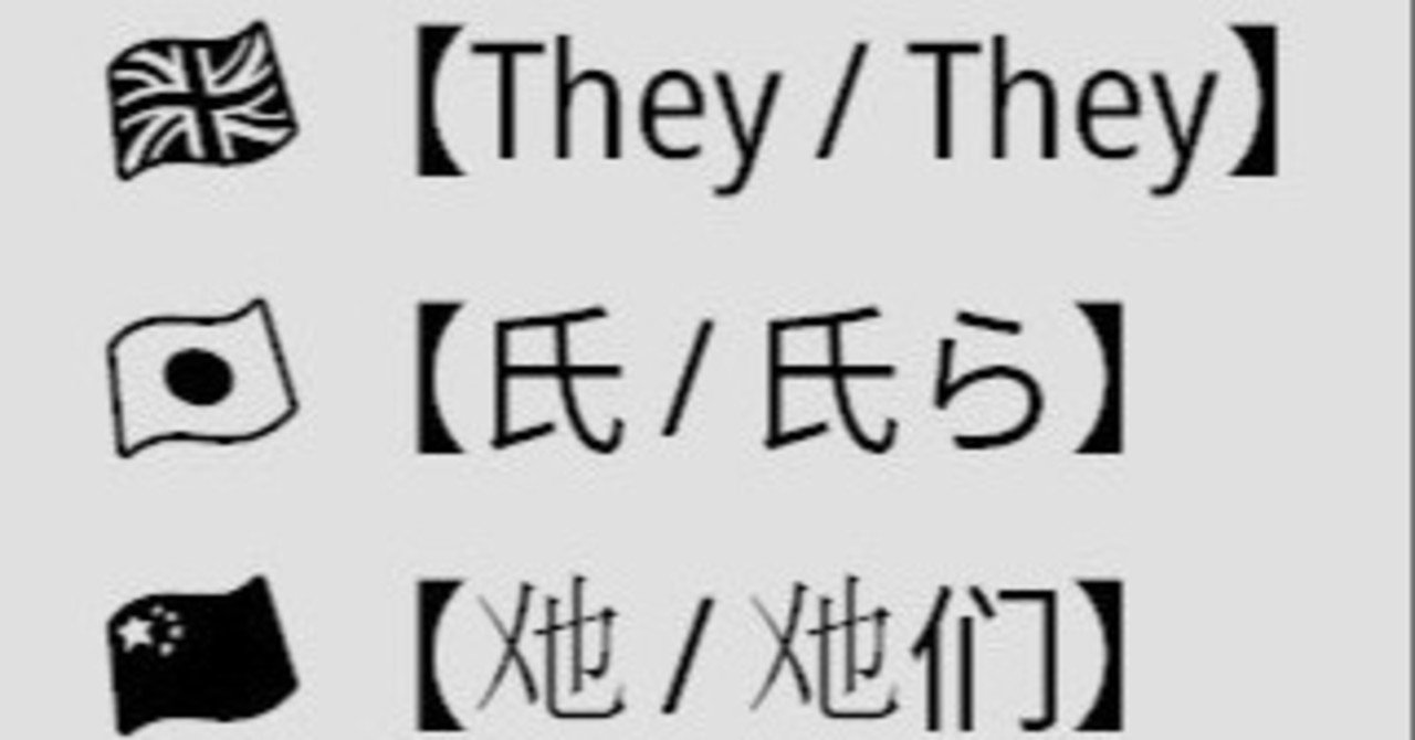 性別を問わない概念の表記について Qvarie Note