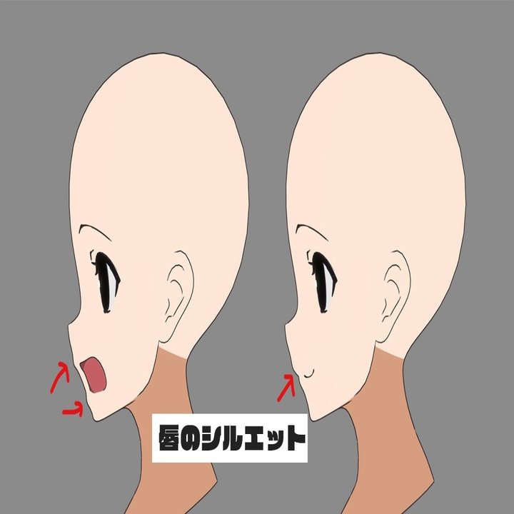 涼風青葉の口はどのようにして3dで表現できるか アニメ口 くち レポート 大怪獣ささやん Note