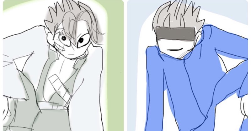 落書き 鬼滅の刃と呪術廻戦の地雷を踏み抜いてみる 彗星 フォロバ100 note