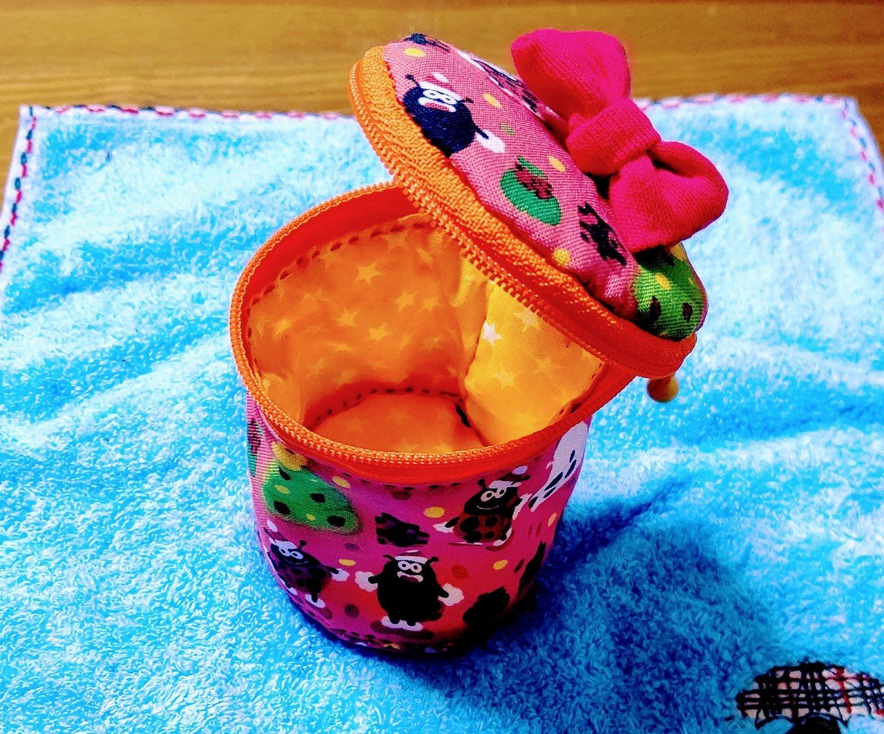 円筒ポーチの作り方 備忘録 ぴょろりんちょ Note