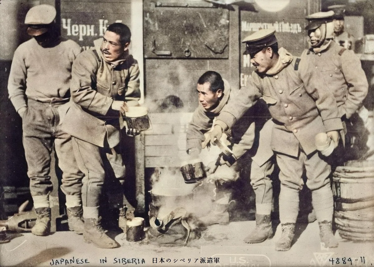 旧日本軍 広けれ シベリア出兵 第一次世界大戦 1914年 大正3-9