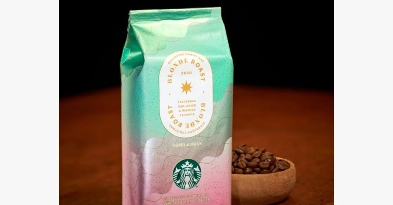 コーヒーメモ 71 スターバックスクリスマスブロンドロースト まなみん