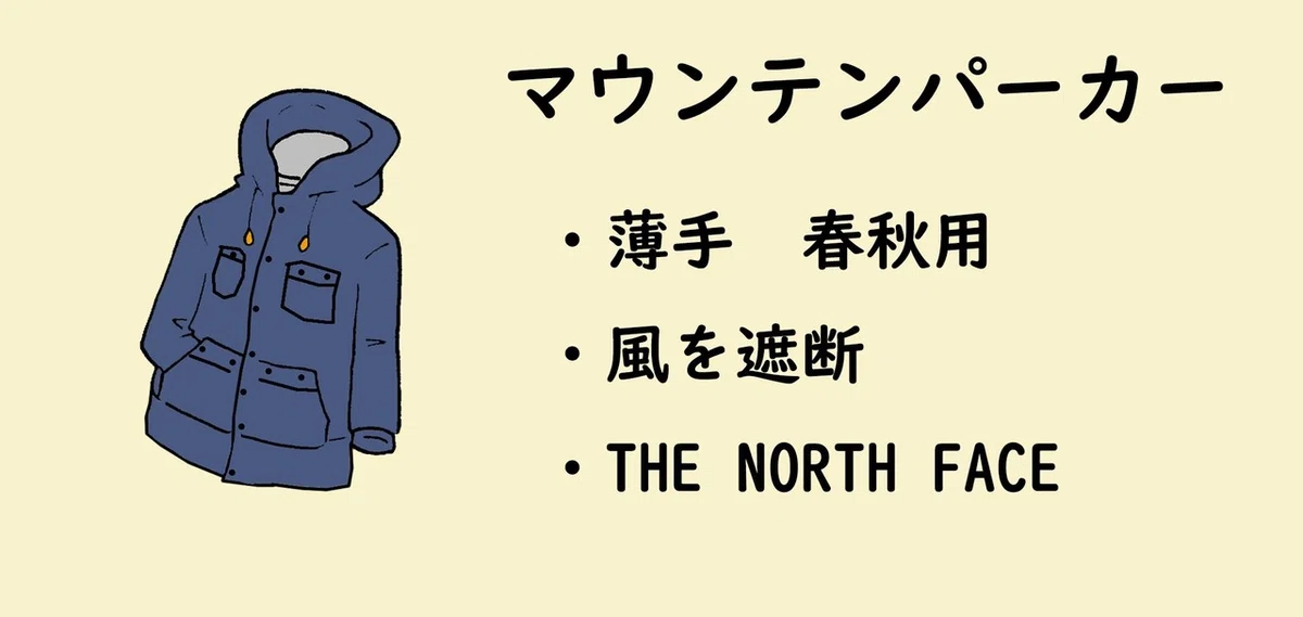マウンテンパーカー