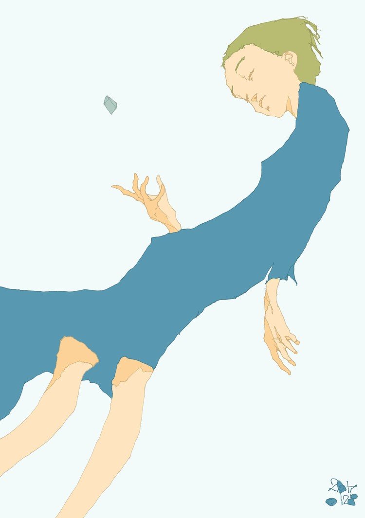 重力からの解放 Photoshop作業 ウィーン Note