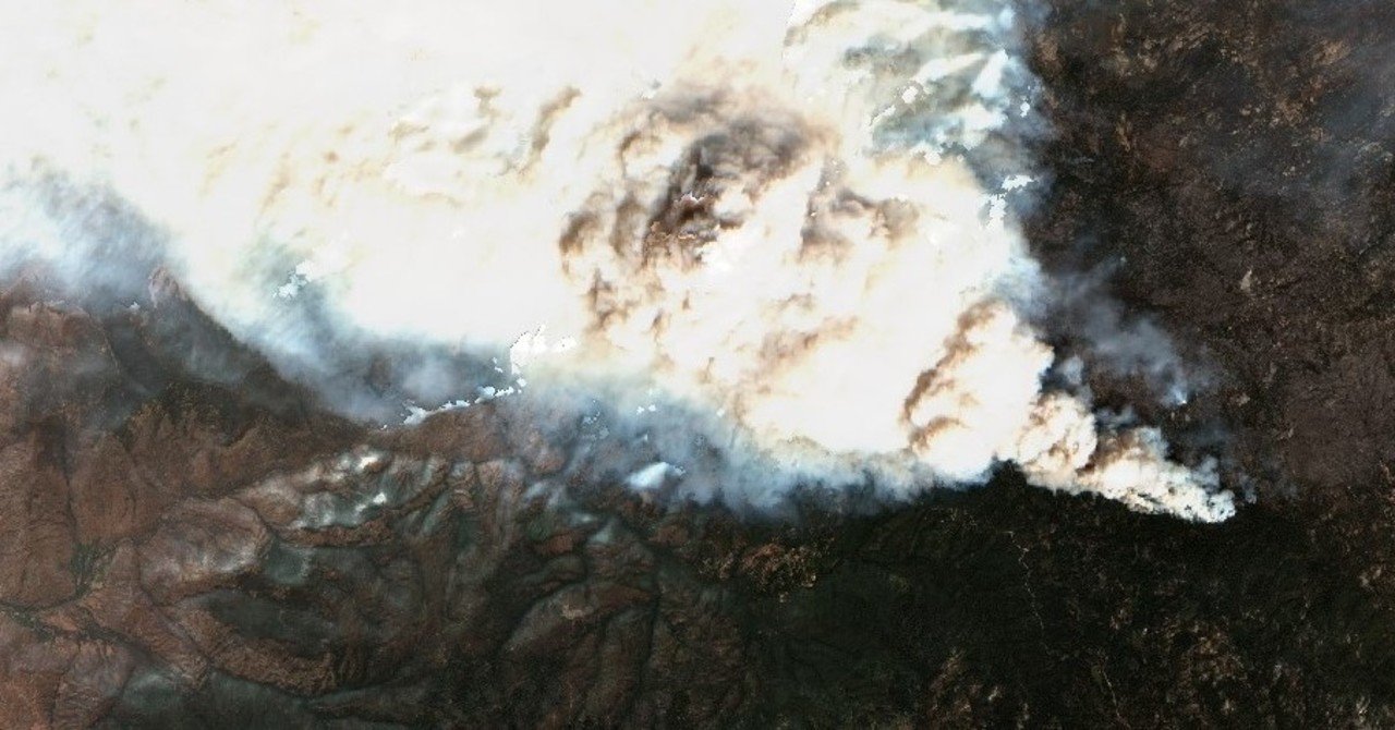衛星画像で見る カリフォルニアの山火事 与次郎 Note
