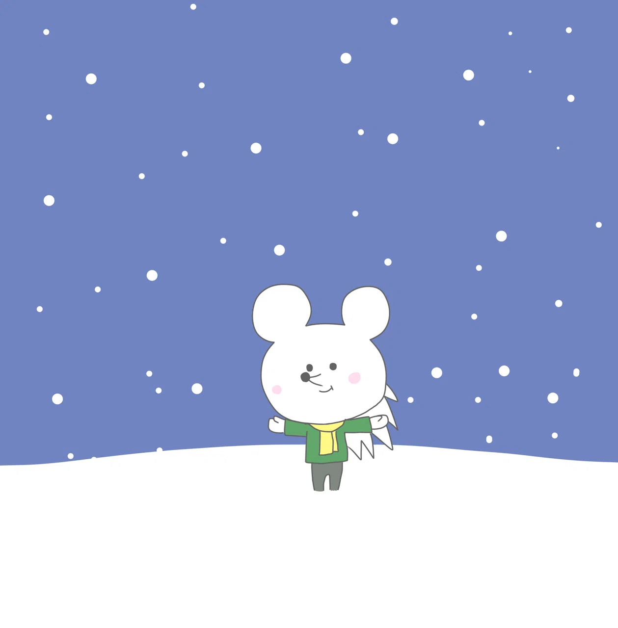 雪が降る町 まる Note