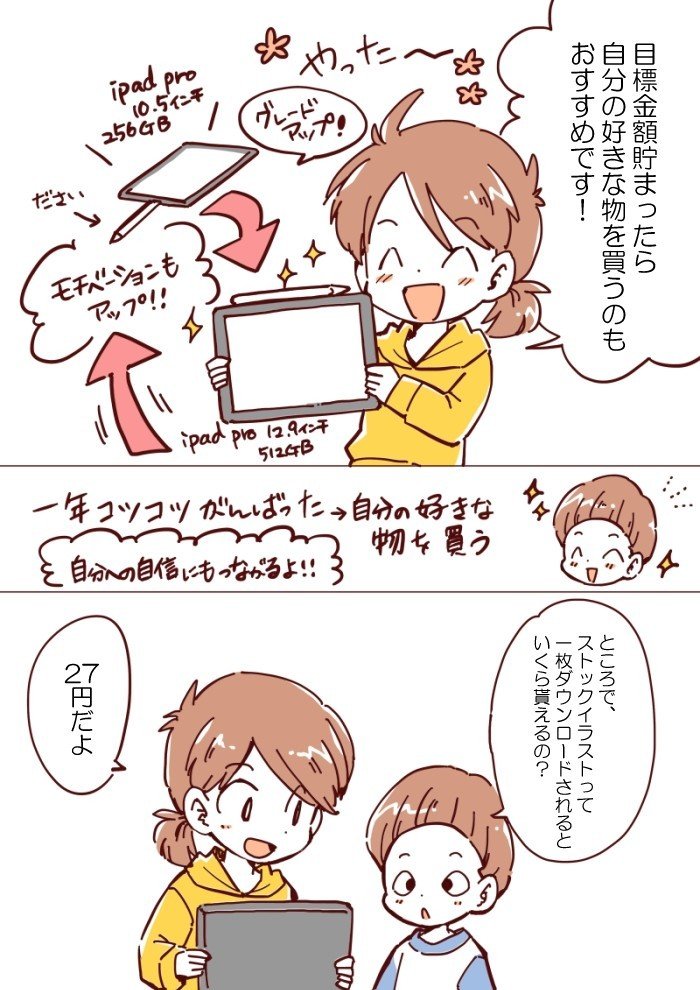 ストックイラストの収益でipadproを購入した話 さゆ吉 漫画制作 Note ストックイラストの収益でipadproを購入した話 さゆ吉 漫画制作 Note