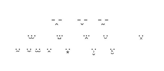 顔文字の作り方 Uyunil Note 顔文字の作り方 Uyunil Note